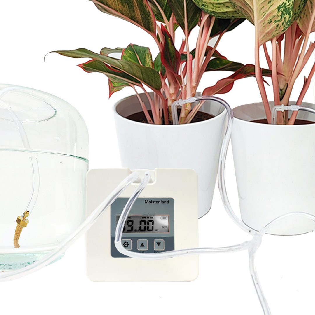 Greenmill GB3014C Irrigatore Automatico Per 10 Vasi – Timer Programmabile Con Pompa A Batteria E Cavo USB - 3
