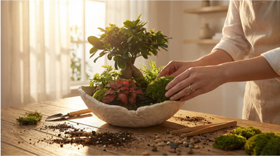 Il Fai da Te che Nutre l'Anima: Crea il Tuo Geo Terrarium con Bonsai