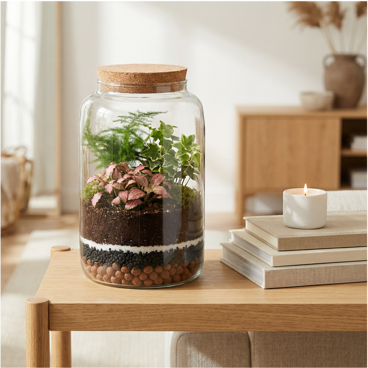 Kit Terrarium Fai Da Te Nadia | Crea il Tuo Giardino da Interno