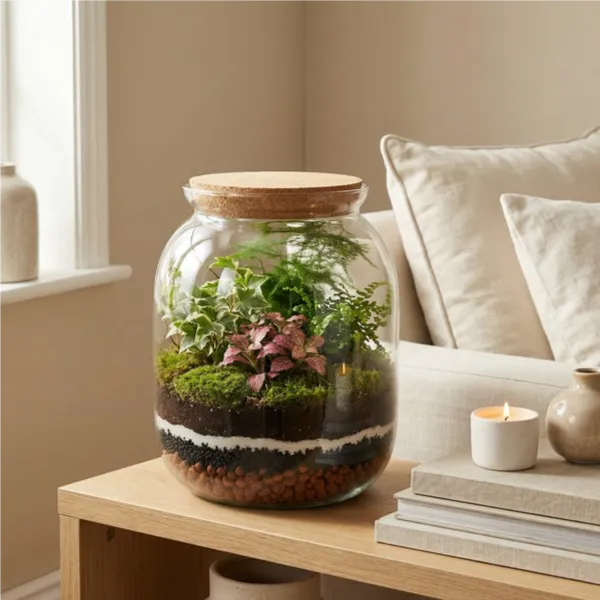 Kit Fai Da Te Terrarium Completo - Crea il Tuo Mini Giardino Elegante