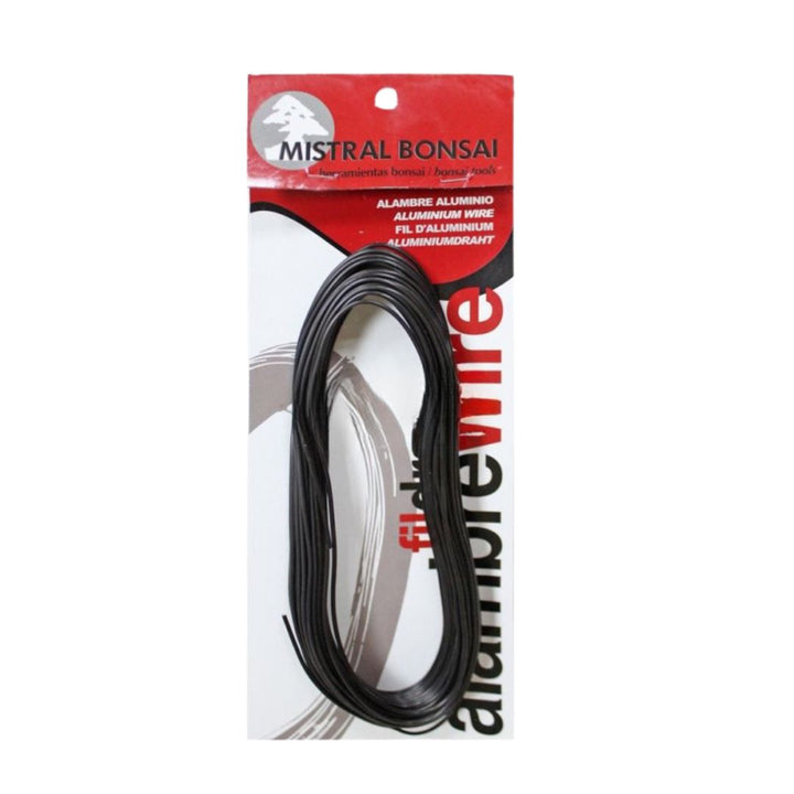 Dettaglio confezione filo alluminio per bonsai Mistral in formato verticale
