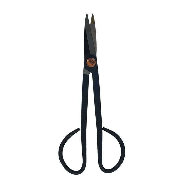 Forbici nere in acciaio per cura bonsai