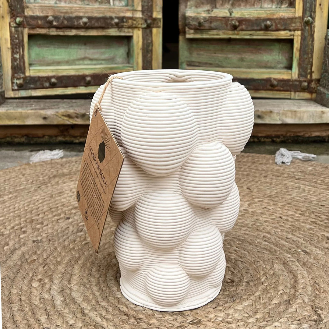 Vaso artigianale Gaudì in argilla