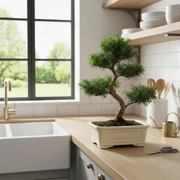 Bonsai Taxus media 9 anni - Collezione Premium