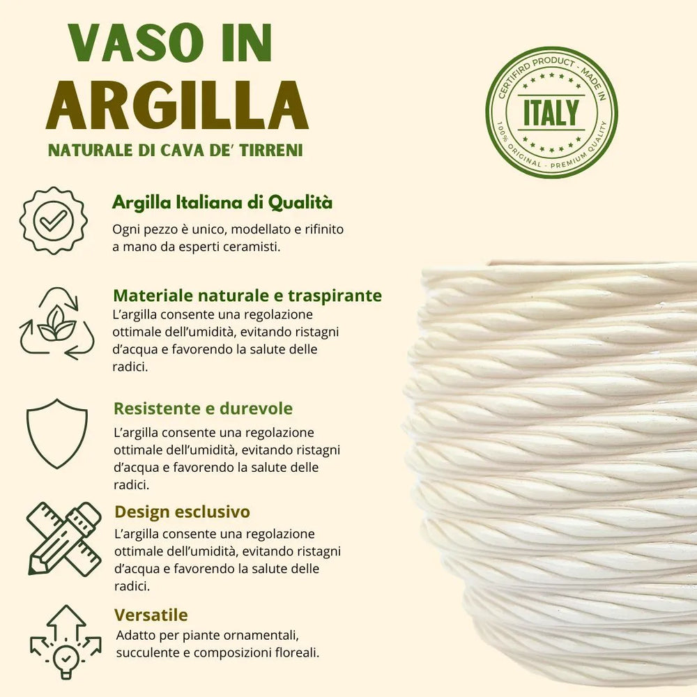 Vaso artigianale Carina D.14 - i Giardini di Giulia 