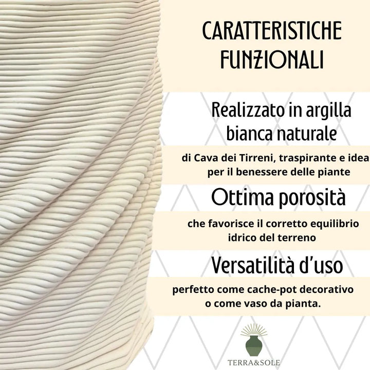 Vasi artigianali Cadice in argilla - i Giardini di Giulia 