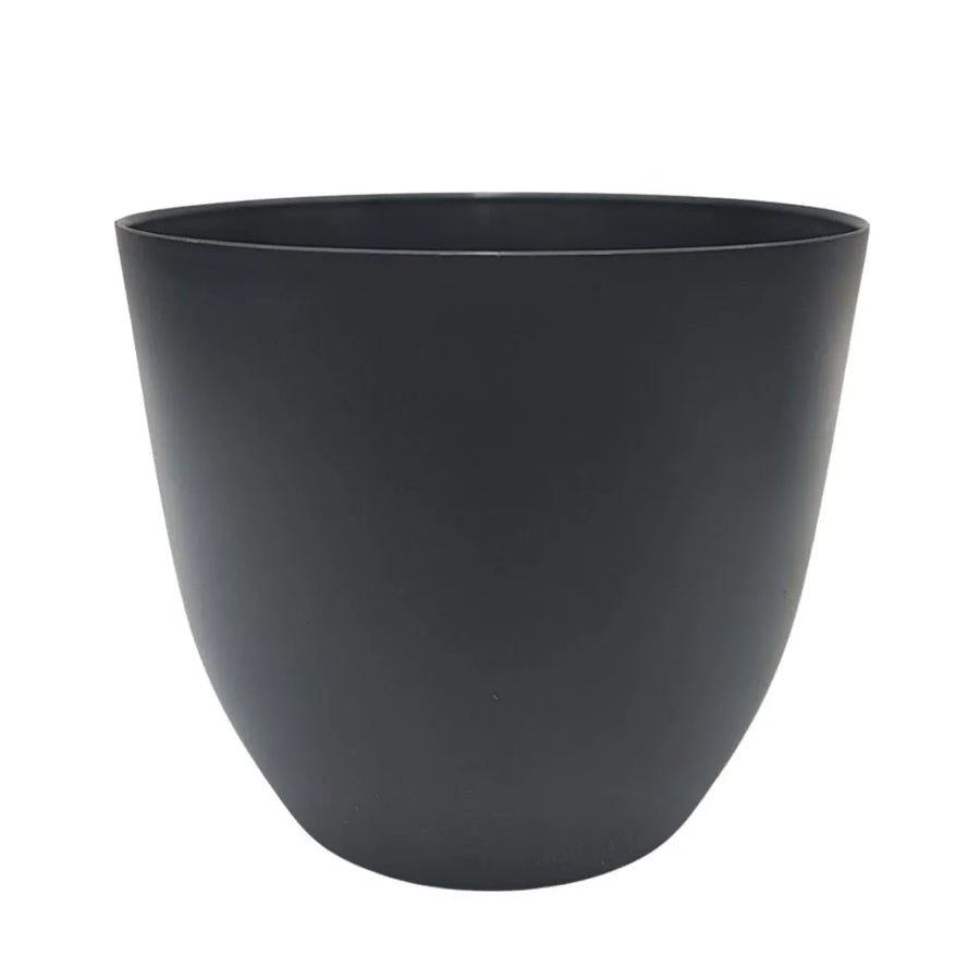 vaso conca pura avorio Ø38cm minimal in plastica riciclata per piante