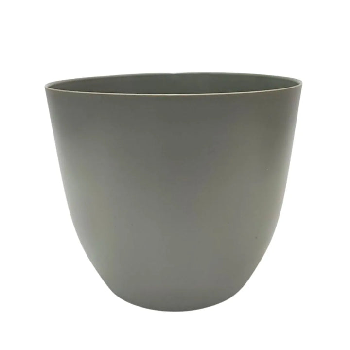 vaso conca pura verde rosamrino plastica riciclata Ø38cm per arredamento green