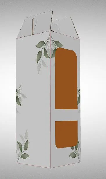 Scatola con Finestra | Packaging Rigido 38x 14 cm - i Giardini di Giulia  
