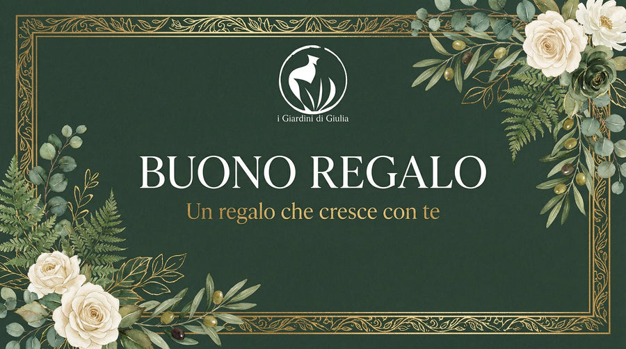 Buono Regalo dei giardini di Giulia elegante con motivi floreali 