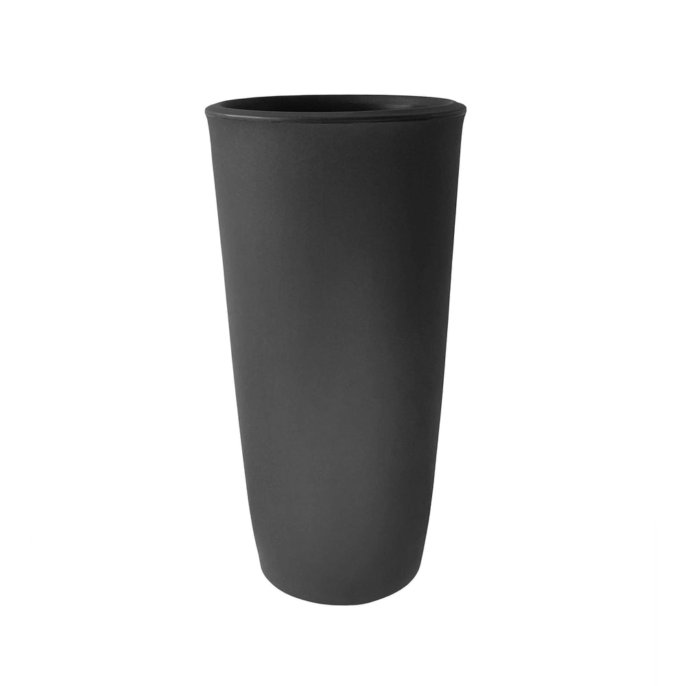 Vaso Dafne alto nero – vaso decorativo moderno



