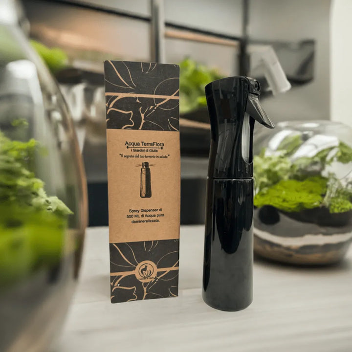 AcquaFlora - Spray Dispenser da 500 ml di Acqua Pura Demineralizzata per la Cura e Manutenzione del Terrario - i Giardini di Giulia  
