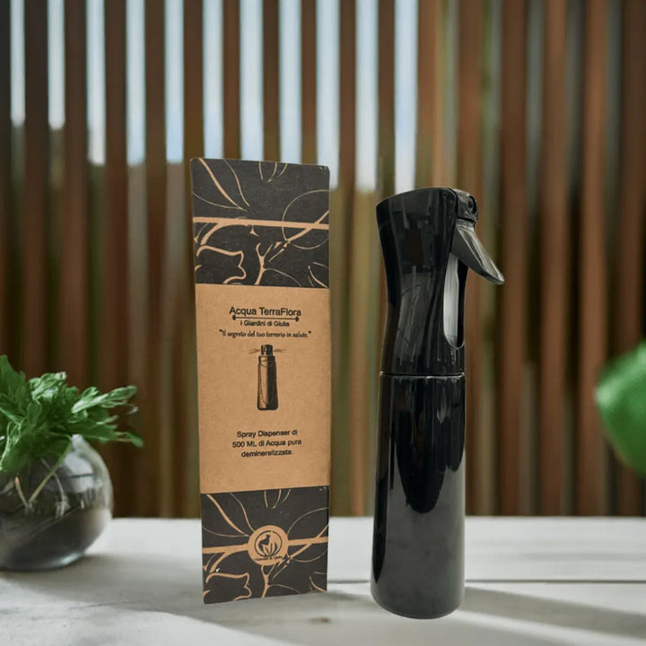AcquaFlora - Spray Dispenser da 500 ml di Acqua Pura Demineralizzata per la Cura e Manutenzione del Terrario - i Giardini di Giulia  