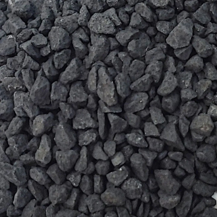 Granulato decorativo nero naturale per terrarium e vasi, effetto elegante e moderno, perfetto per creare contrasti cromatici