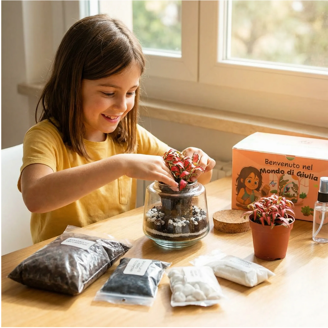 Il Kit Terrarium "Il Mondo di Giulia"