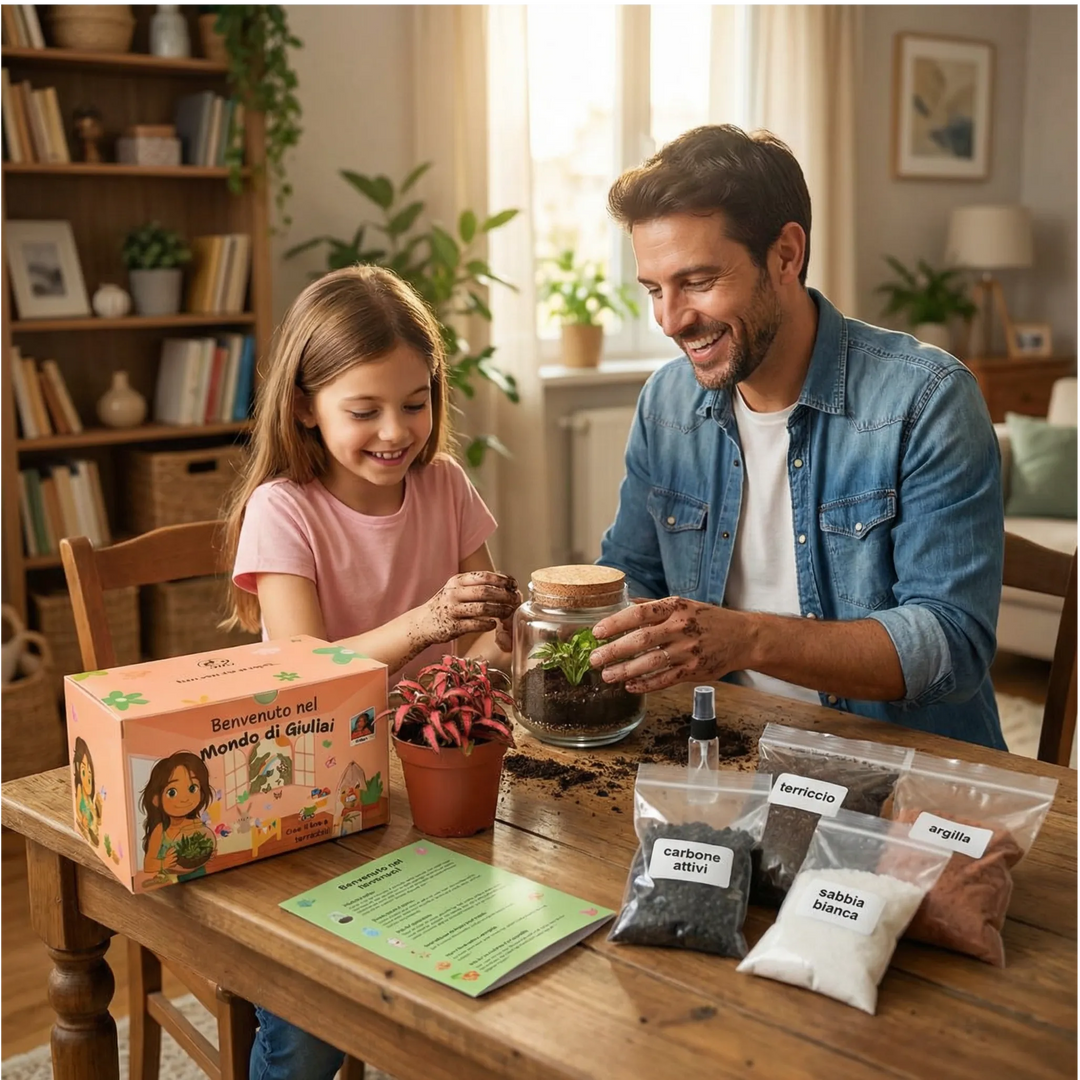 Il Kit Terrarium "Il Mondo di Giulia"