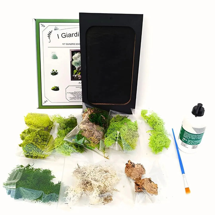 Kit Verde Stabilizzato Quadro rettangolare 25x14 cm. - i Giardini di Giulia