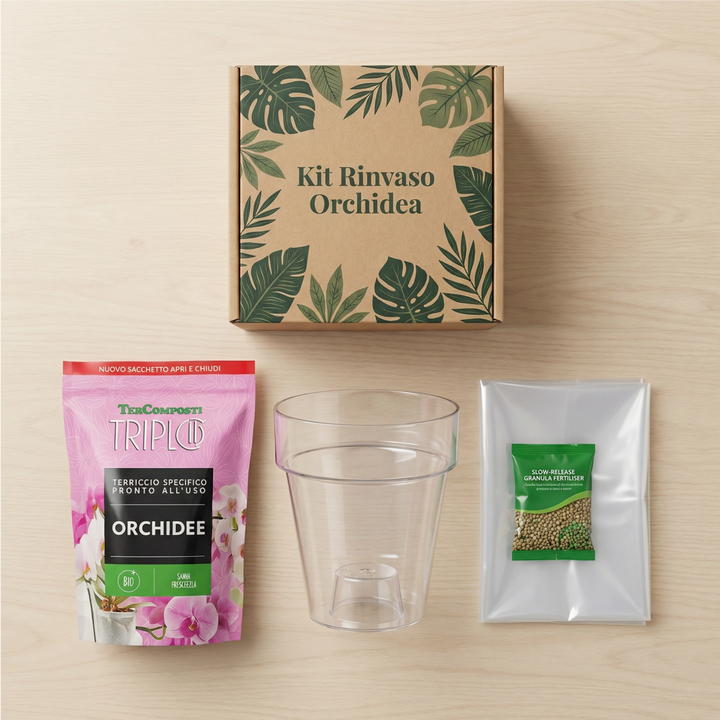 Kit rinvaso completo per orchidee