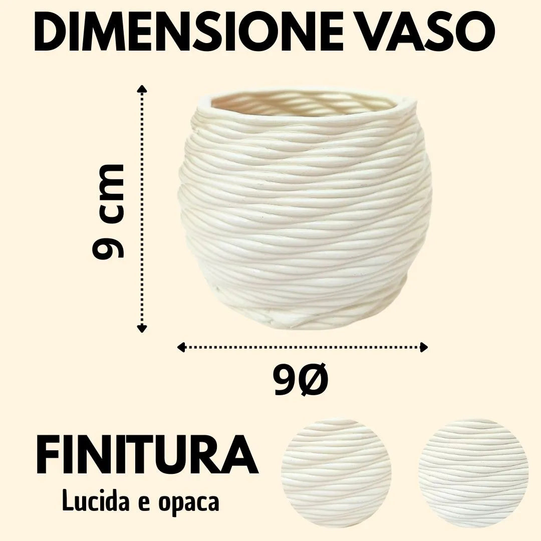 misure vaso carina diametro 9 di altezza 9 cm 