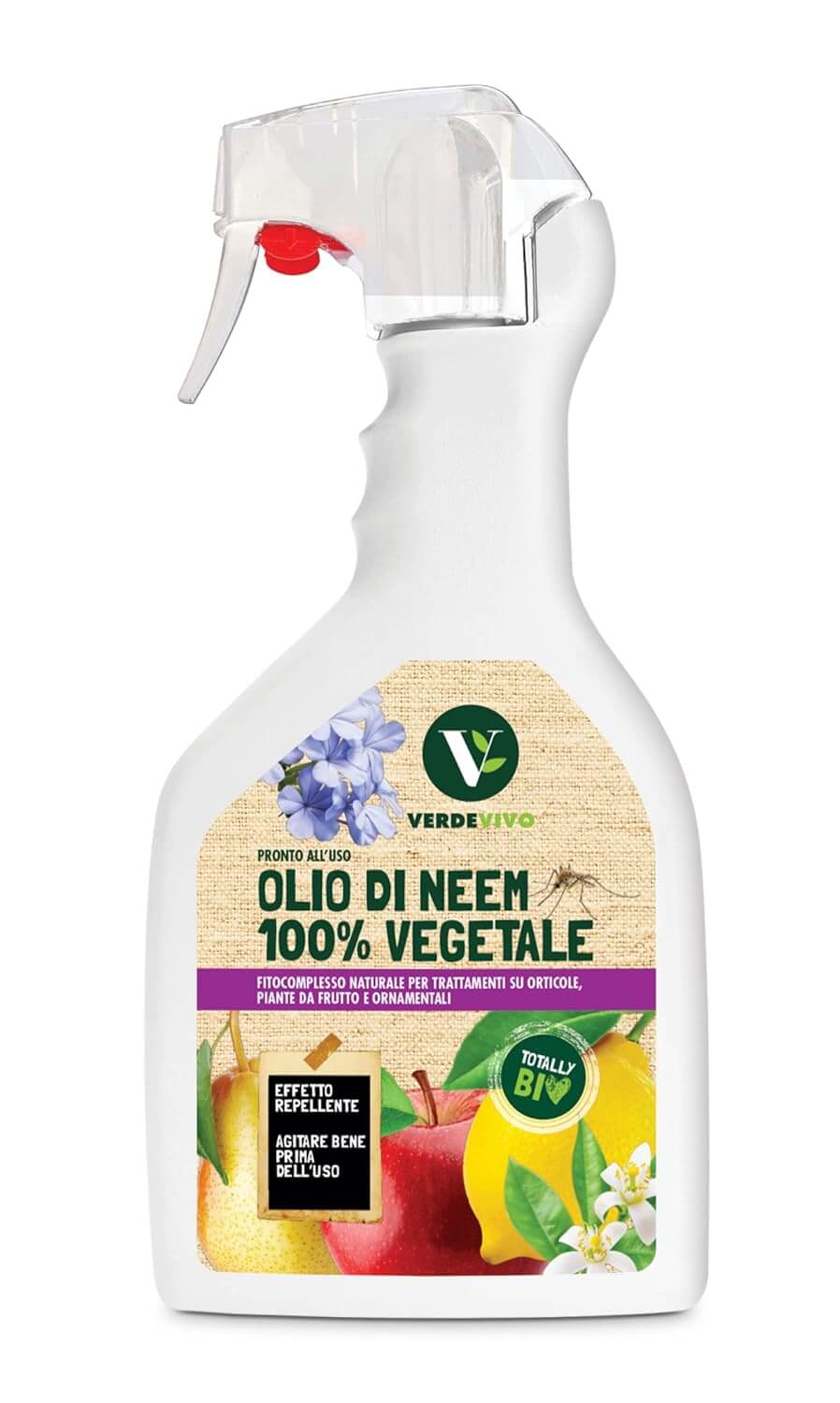 Olio di neem pronto uso 750 ml , Protezione naturale - i Giardini di Giulia