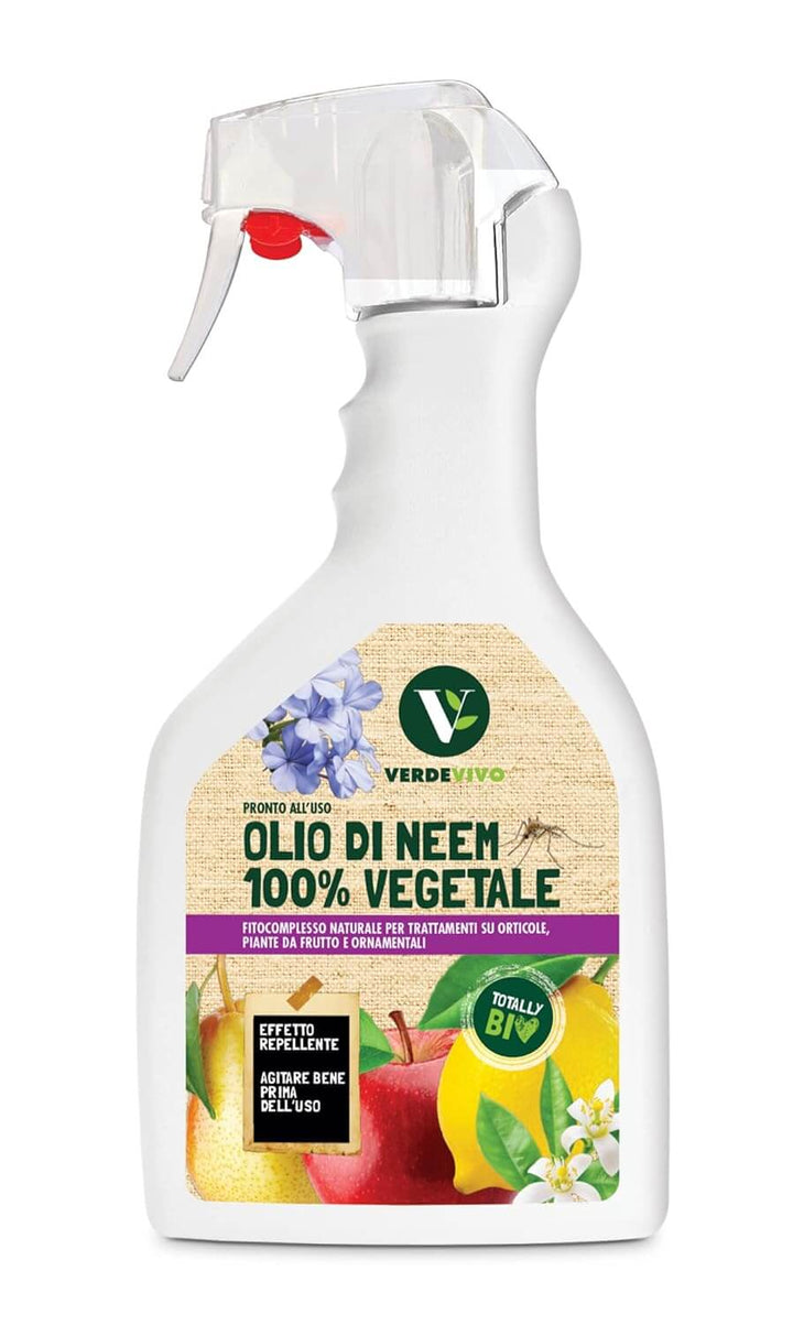 Olio di neem pronto uso 750 ml , Protezione naturale - i Giardini di Giulia