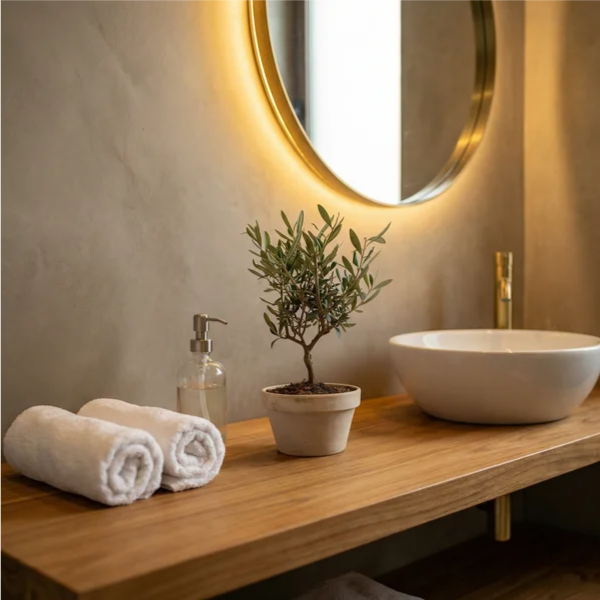 Olivo Bonsai Vaso in Terracotta GranitAltezza Pianta 40 cm