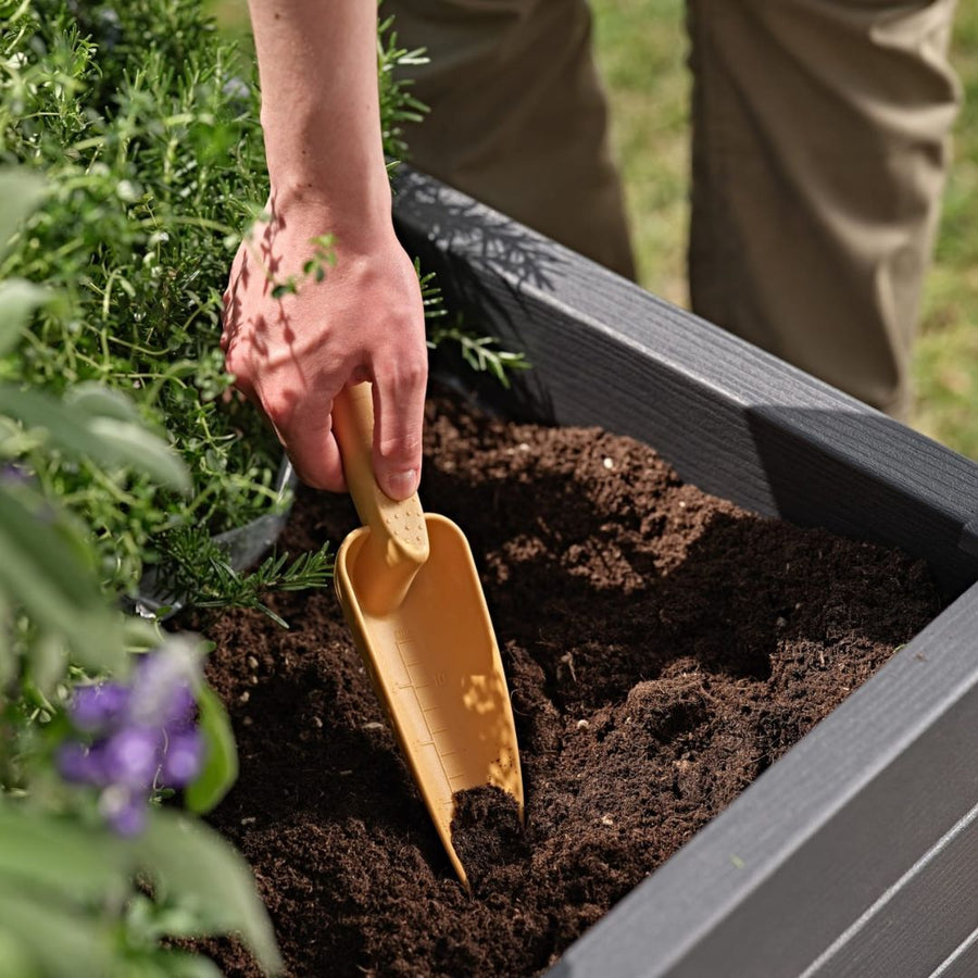 Set Attrezzi Da Giardino 3 Pezzi - Forchetta, Pala, Zappa In Plastica Rinforzata | Leggeri E Resistenti - Foto 10