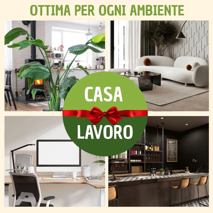 infografica che mostra gli ambienti ottimali per questo quadro 