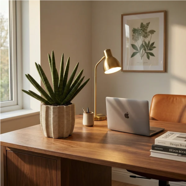 Sansevieria swasdi in vaso di ceramica artigianale Ares D.16 cm