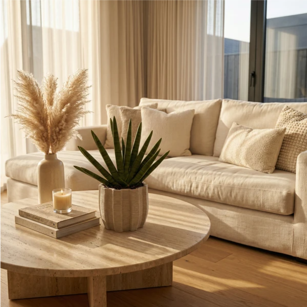 Sansevieria swasdi in vaso di ceramica artigianale Ares D.16 cm