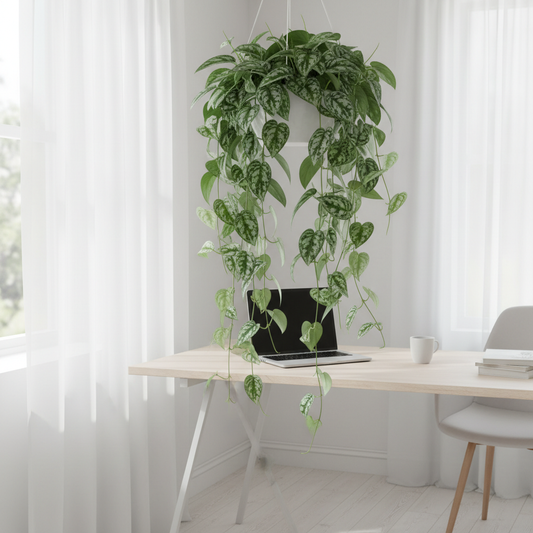 Scindapsus Pictus in ufficio