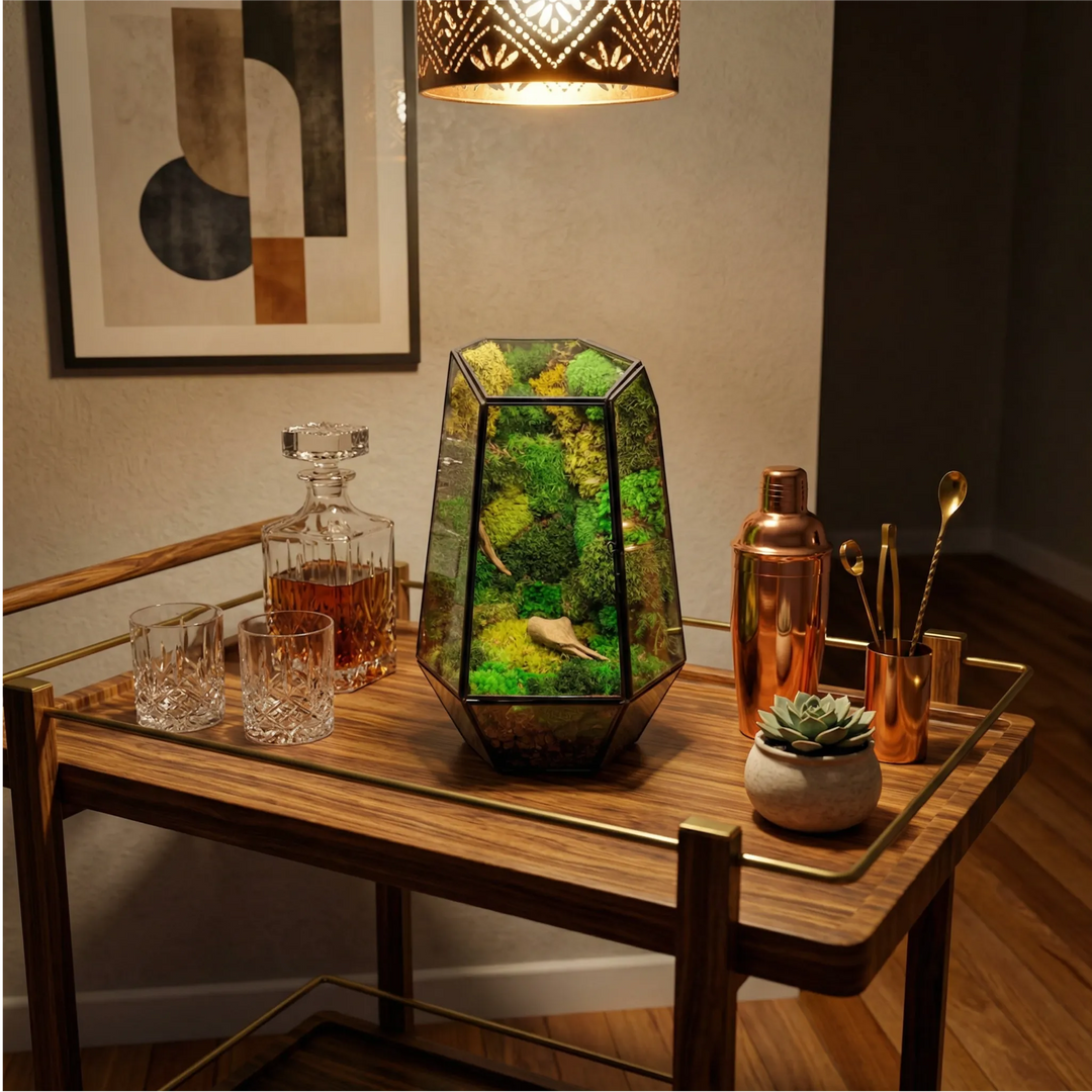 Terrarium Prisma green Stabilizzato