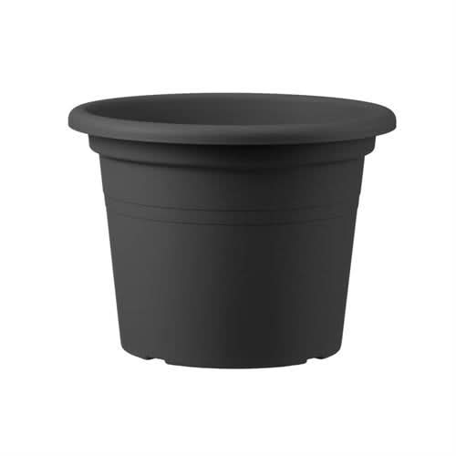 Vaso Basic Antracite opaco, visuale frontale, design essenziale per uso esterno o interno